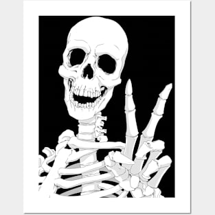 Skeletal Peace Posters and Art